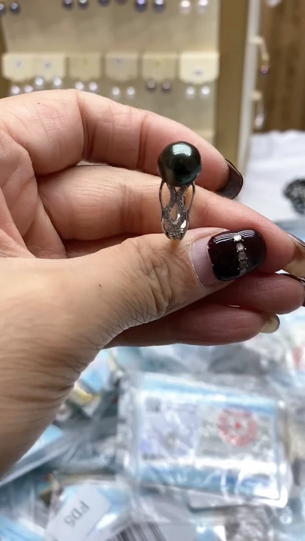 【闪购商品】海水珍珠戒指银S925镶嵌2