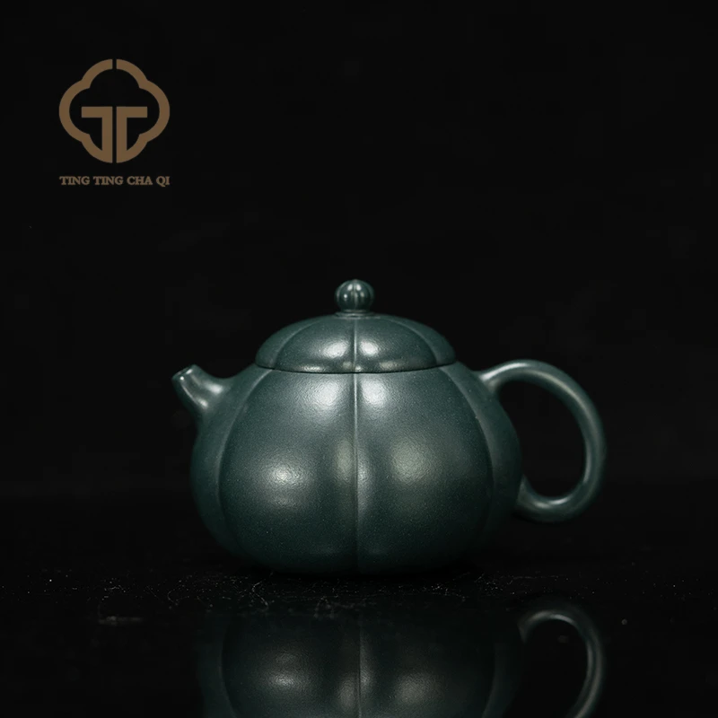 【哲园】筋纹西施 林曼曼制 苏门答腊青120CC 紫砂壶泡茶壶茶具