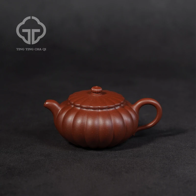 菊蕾壶 王俊 底槽清 180cc 紫砂壶家用泡茶茶具