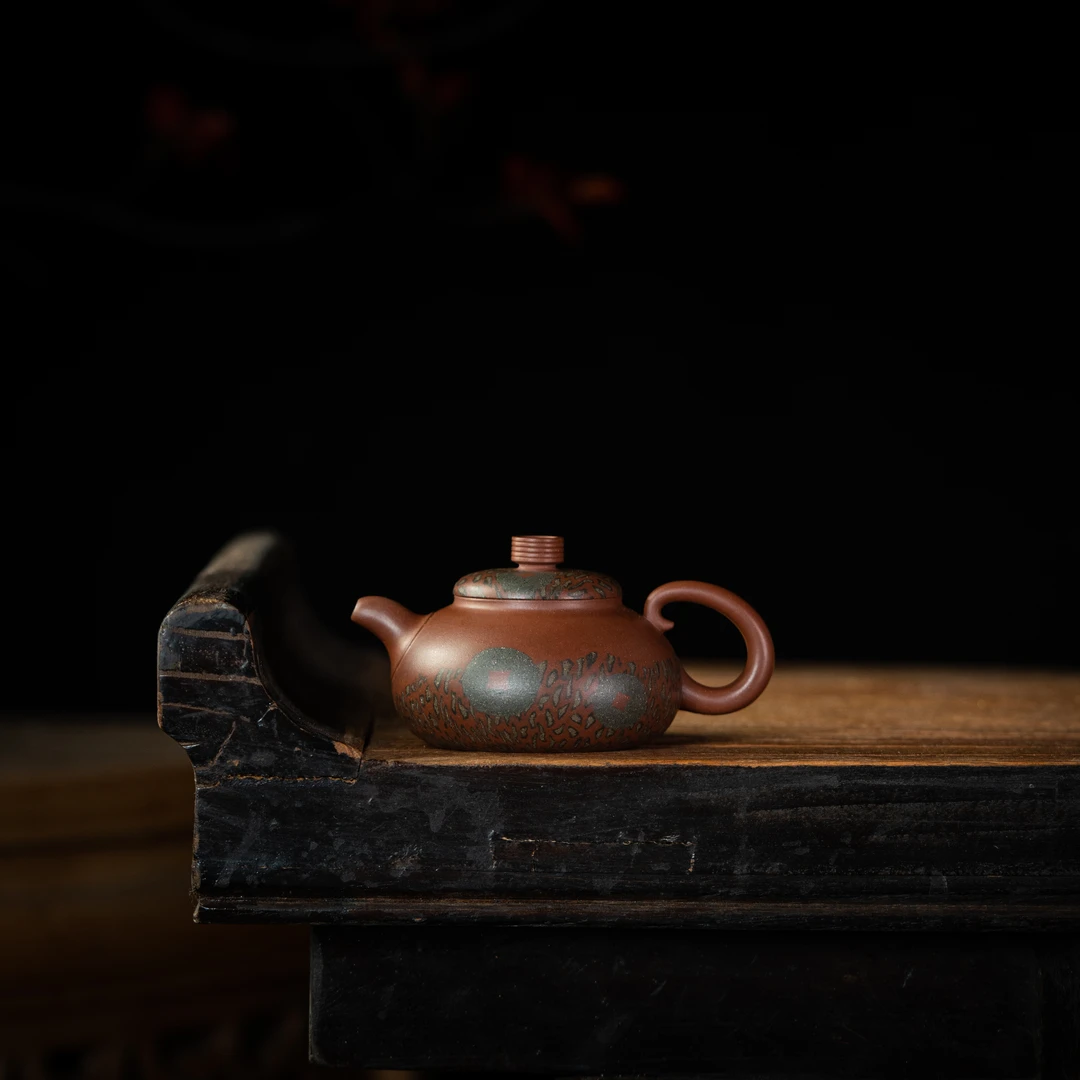 【金钱豹】小金豹三 范陶琦制 清水泥 125cc 家用紫砂壶泡茶茶壶*S