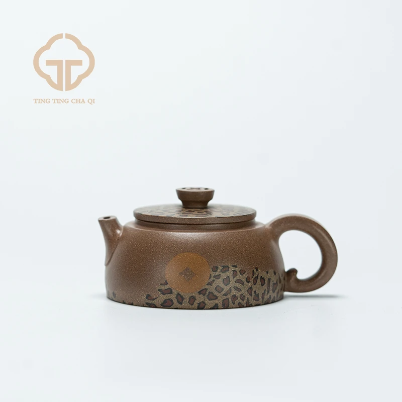 珽专属【小福豹】福豹六 范陶琦制 老段泥 90cc 家用紫砂壶泡茶茶壶