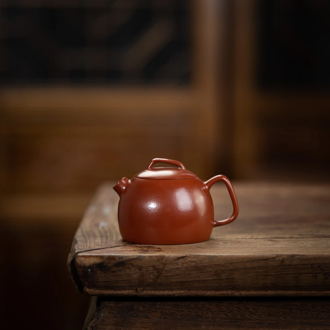 范家壶庄 无求 朱泥 110cc 家用紫砂壶泡茶茶壶