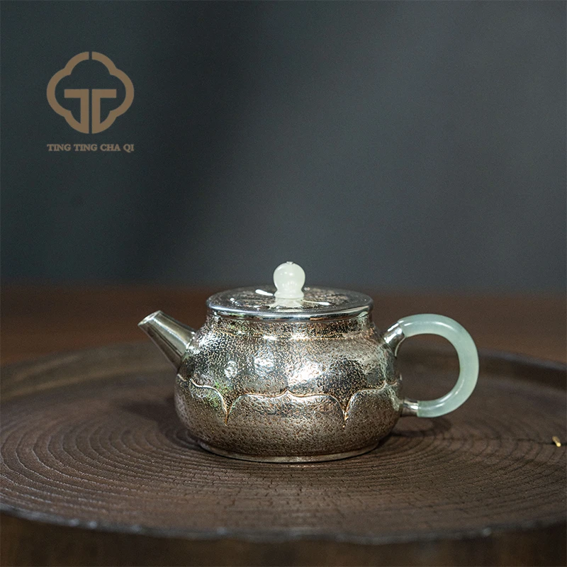 山霁无岚 翩若 166cc  家用茶具银壶