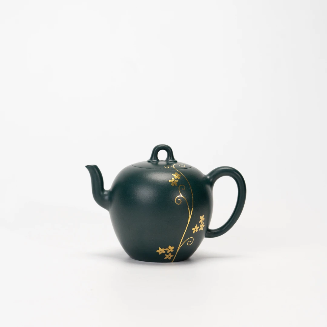 华阳（描金）吴静制 苏门答腊青240cc 紫砂壶