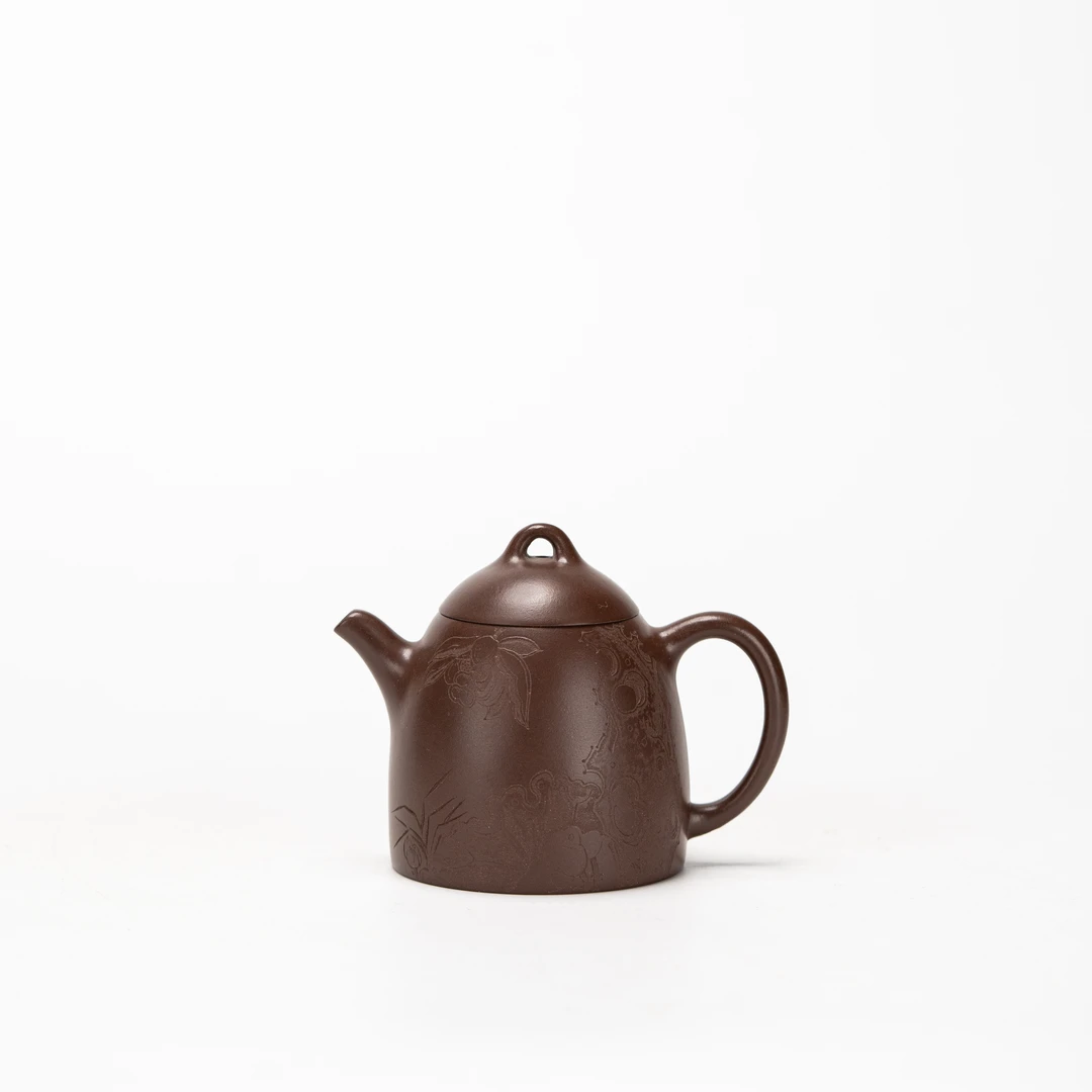珽珽茶器 秦权 老紫泥 142cc 家用紫砂壶