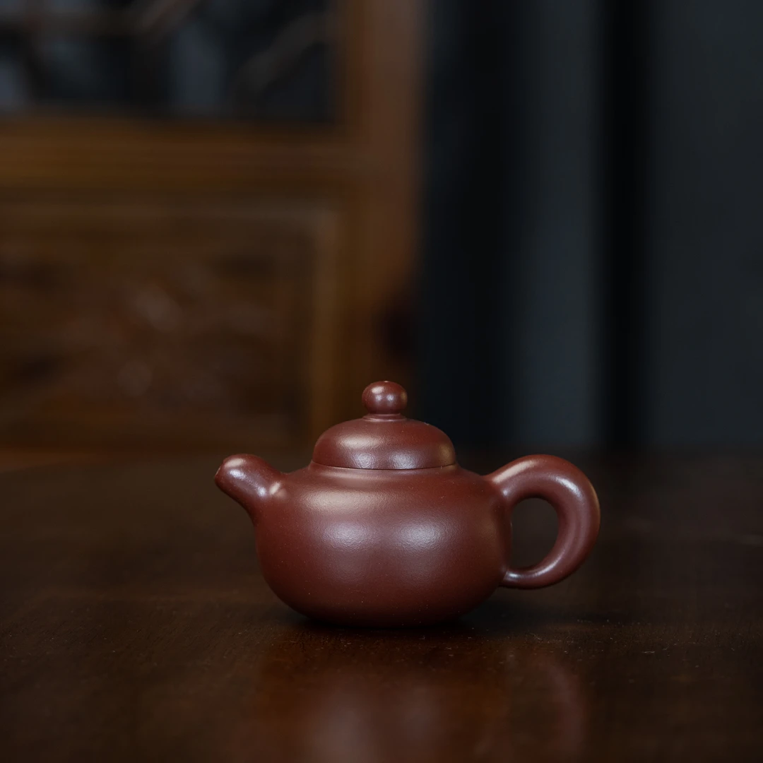 大僧 周乾制 龙血砂 130cc 家用紫砂壶