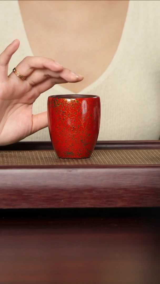 【闪购商品】紫砂杯子28号JHSQ于华皞大漆杯110c