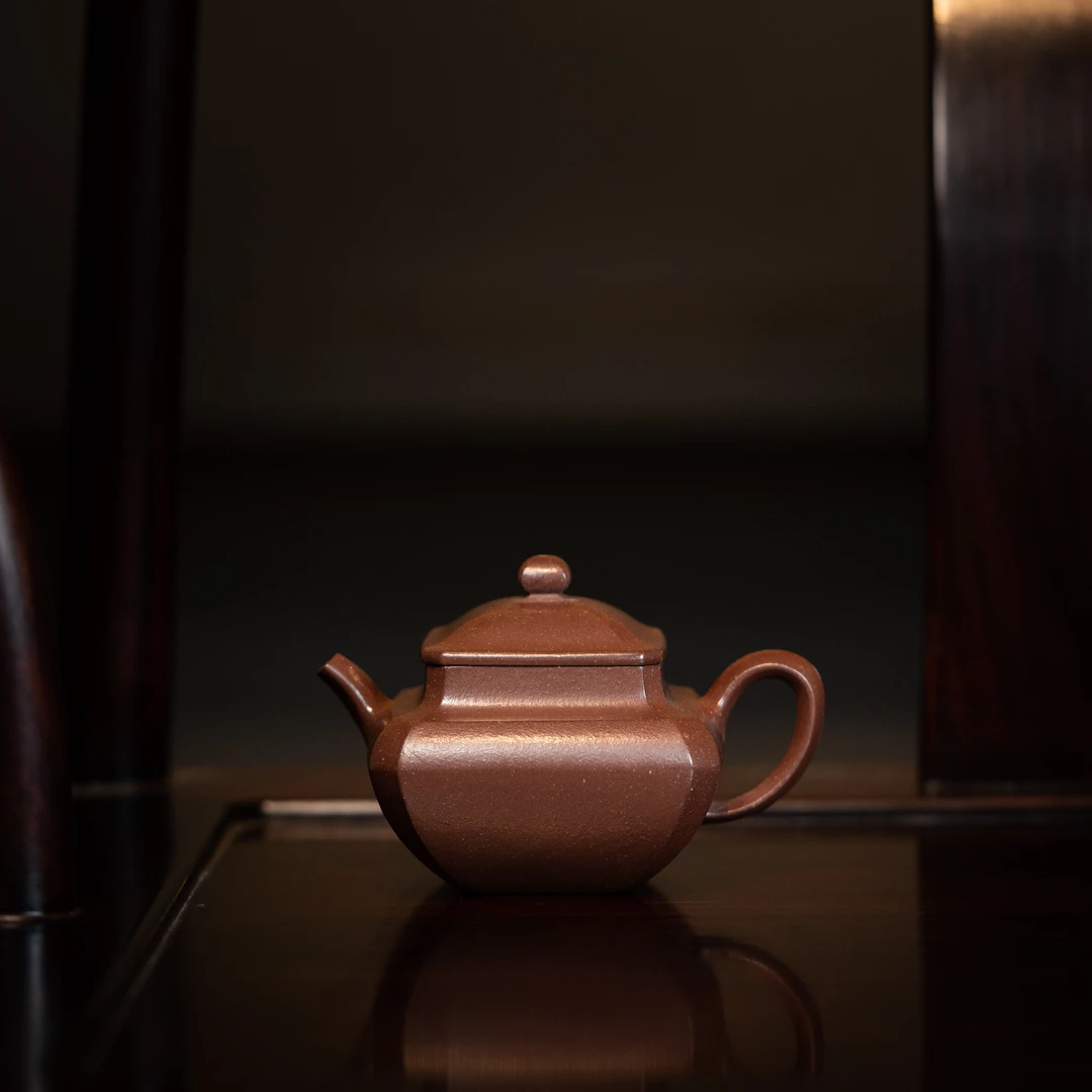 盛丰源 邵诚 乾坤 玫红底槽清 180cc紫砂壶
