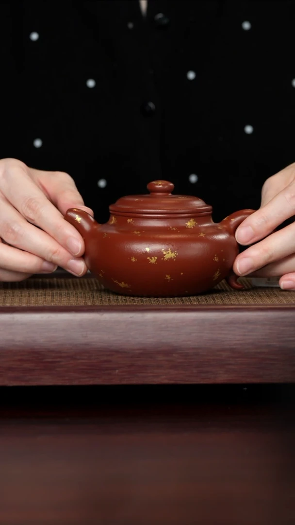 【闪购商品】紫砂壶4号林天强大红袍仿古250c