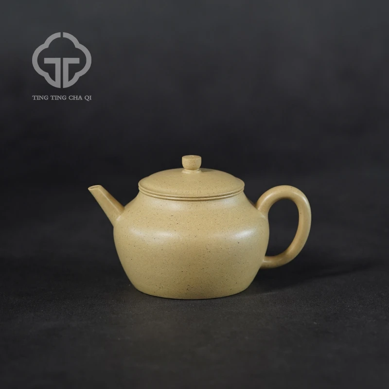 珽珽茶器 范楠制 明式宫灯壶 本山绿泥 190cc 紫砂壶家用泡茶茶具