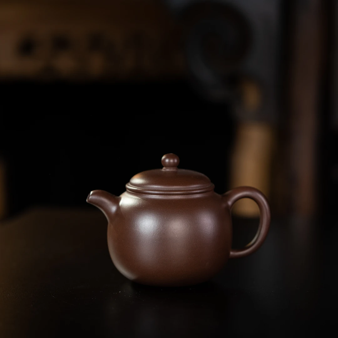 【范家壶庄】匏尊 蒋梦迪制 紫泥 185cc 家用紫砂壶
