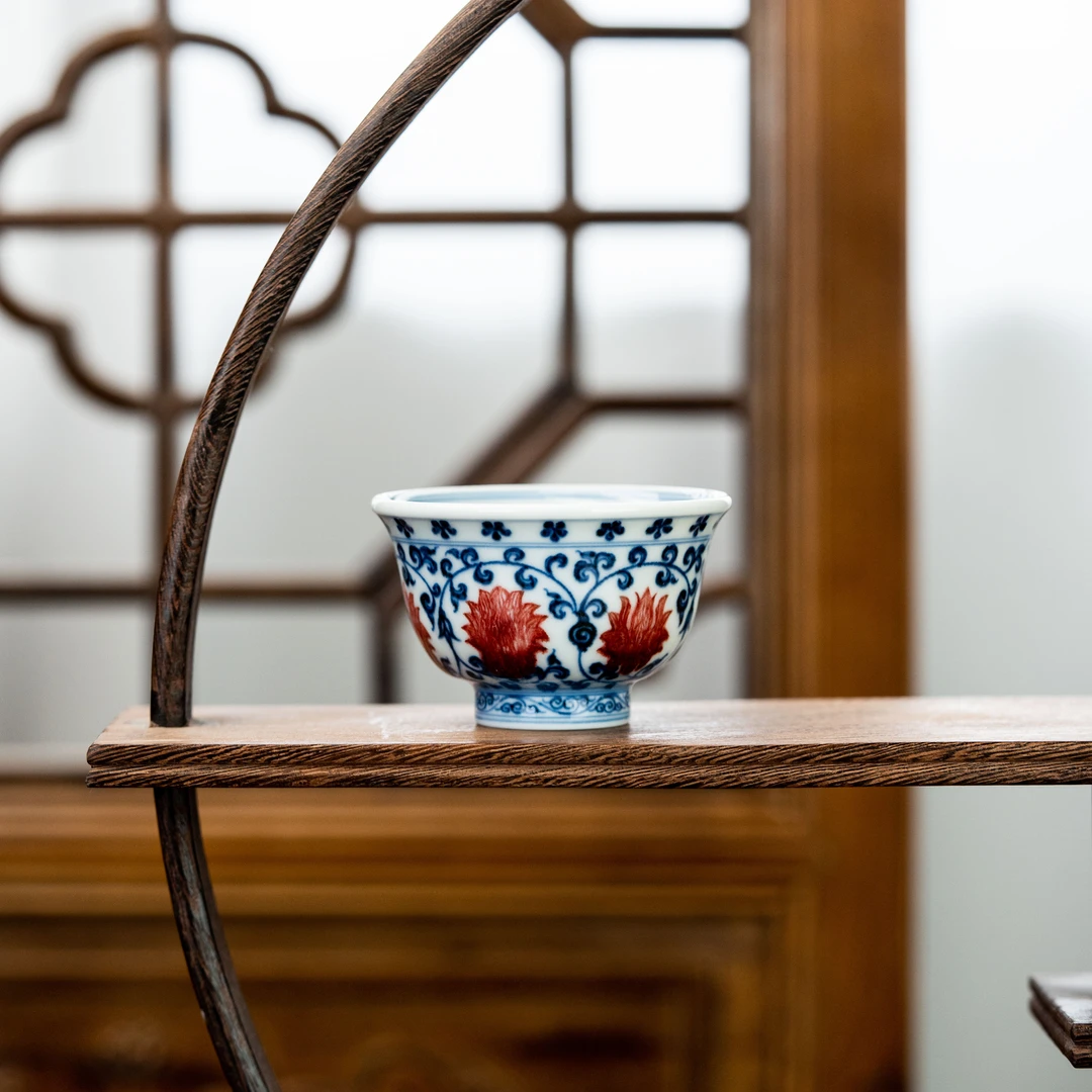 屹朴 狮心缠枝小压手 68cc家用茶周边yipu59