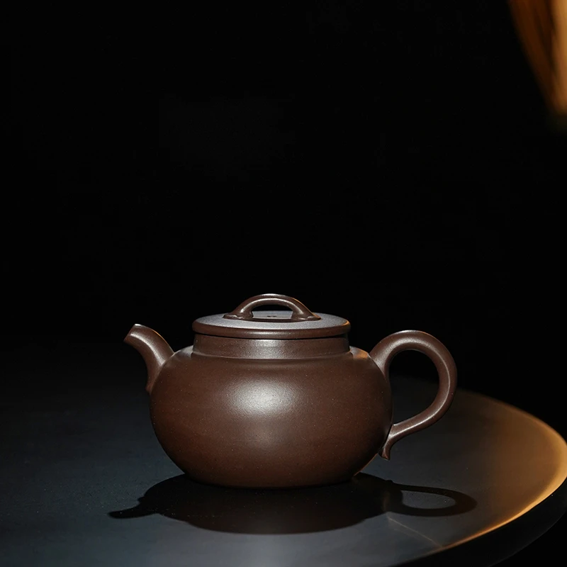 【珽仓破价】郭纪云制 过桥扁恒 某革泥 160cc 紫砂壶家用泡茶茶具