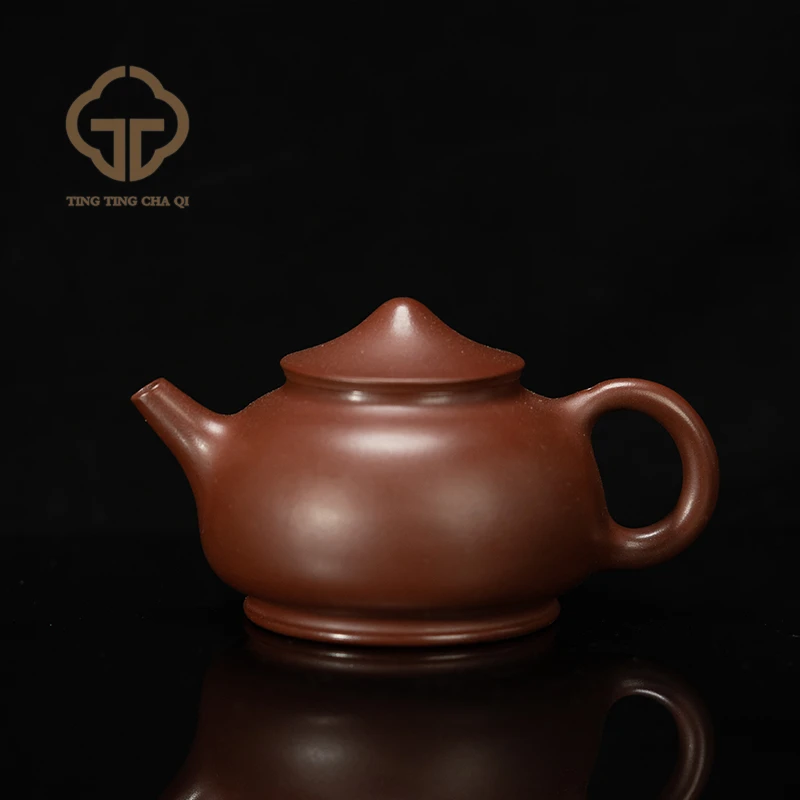 【砂界人文】渔翁 赵诗晨制 龙血砂 140cc 家用紫砂壶泡茶茶壶