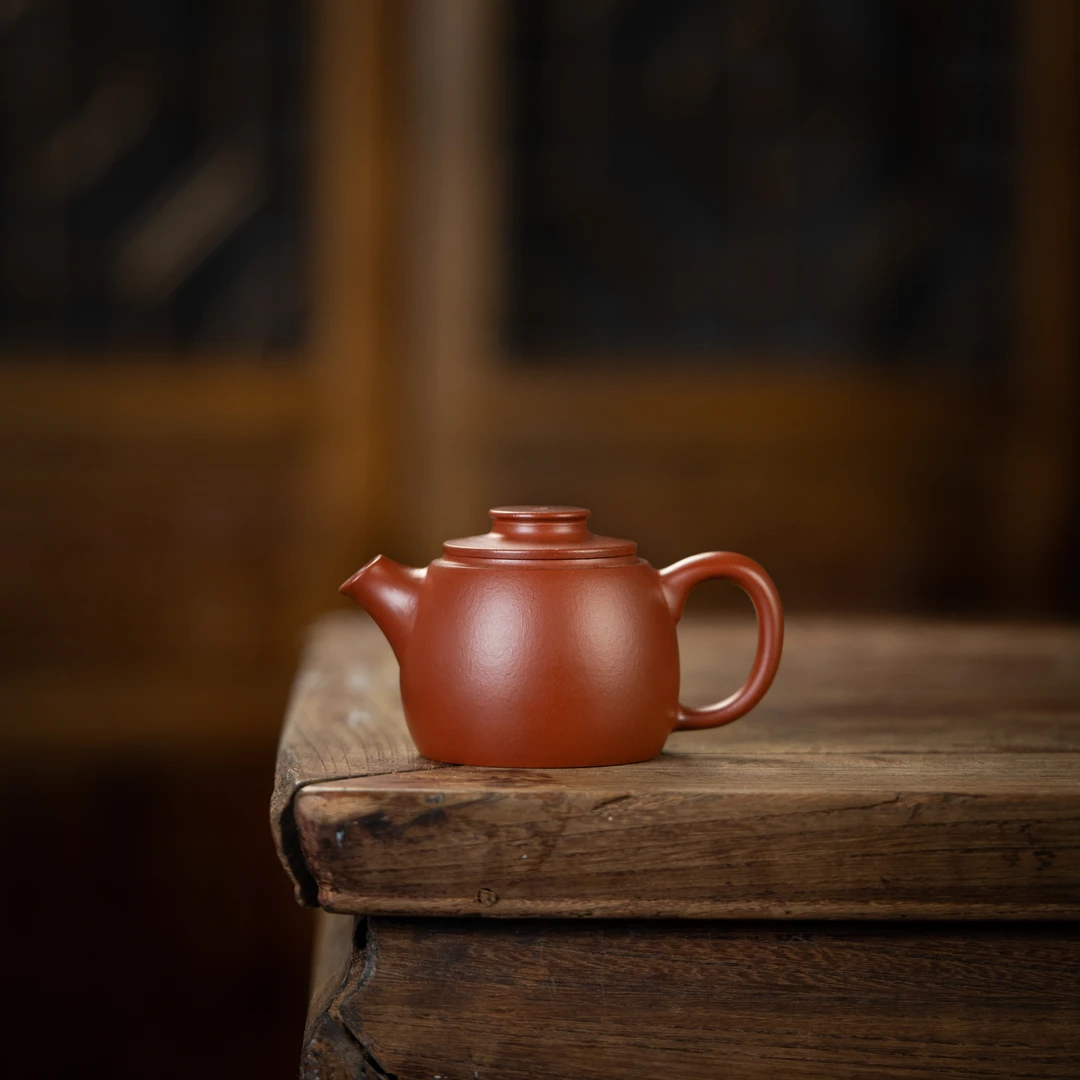 范家壶庄 巨轮 朱泥 110cc 家用紫砂壶