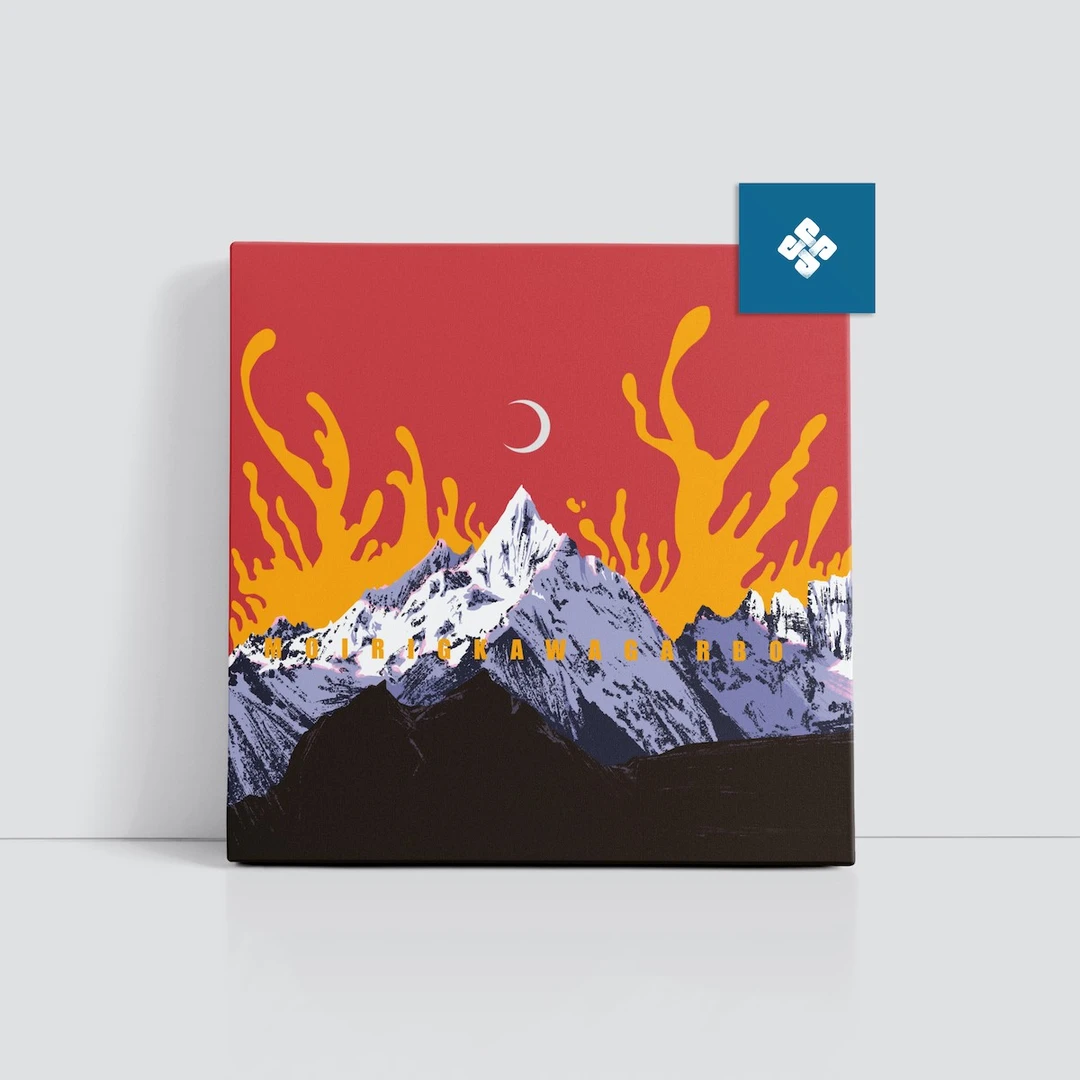 梅里雪山   purev new原创 油画布装饰画潮流民族风挂画