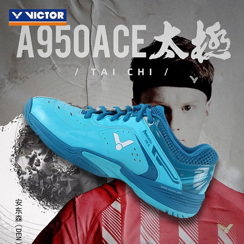 威克多VICTOR胜利A950ACE安东森同款羽毛球鞋耐磨透气