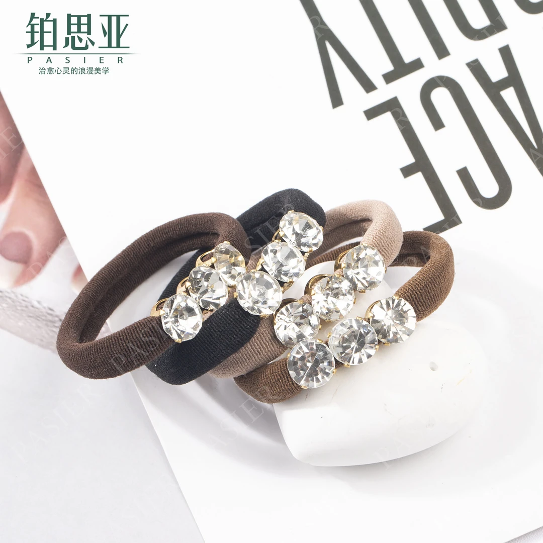 铂思亚【星耀】网红时尚浪漫气质简约韩版百搭耐用粗头绳发圈FL202