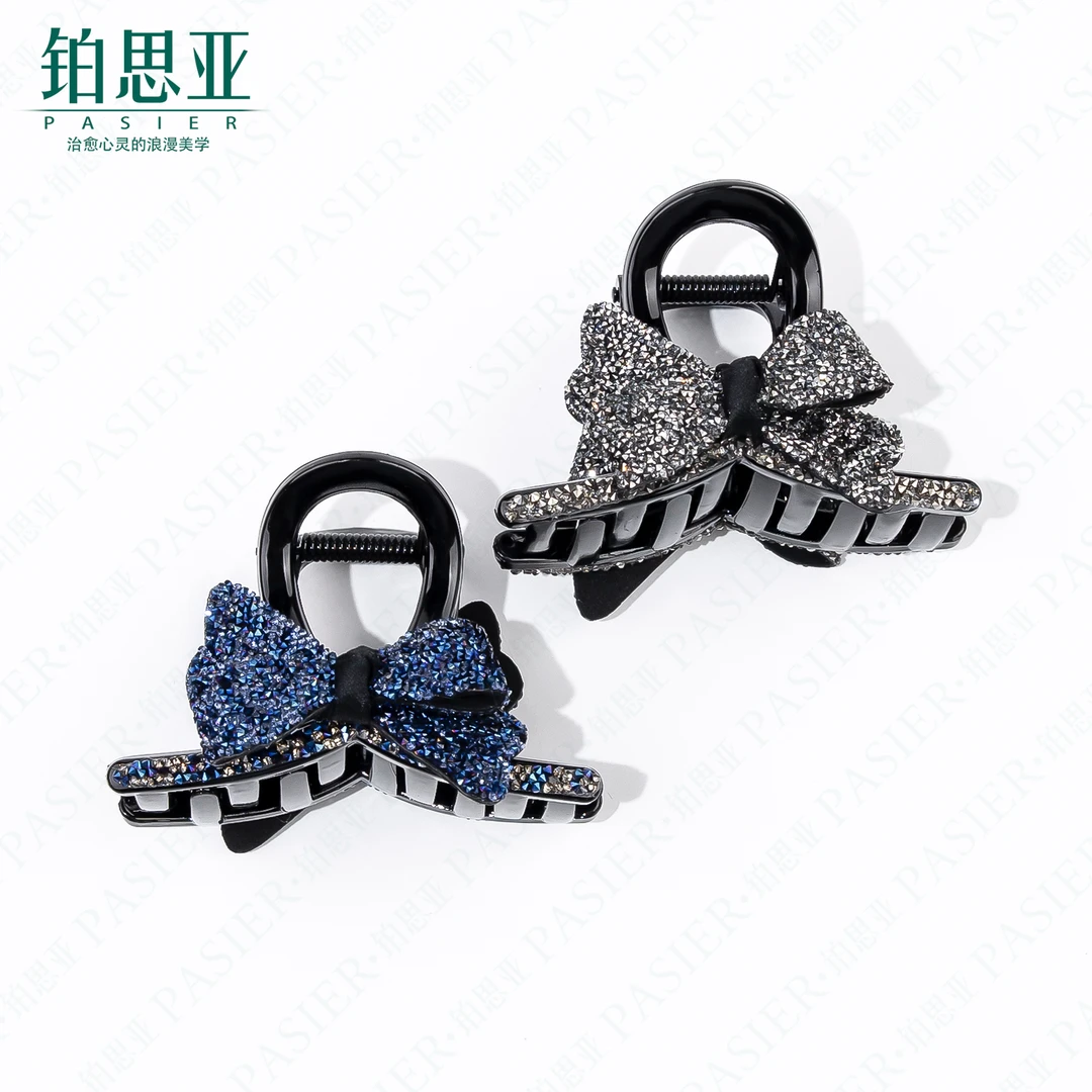 铂思亚 炫蝶 八公分时尚感百搭闪烁蝴蝶抓夹 FB572