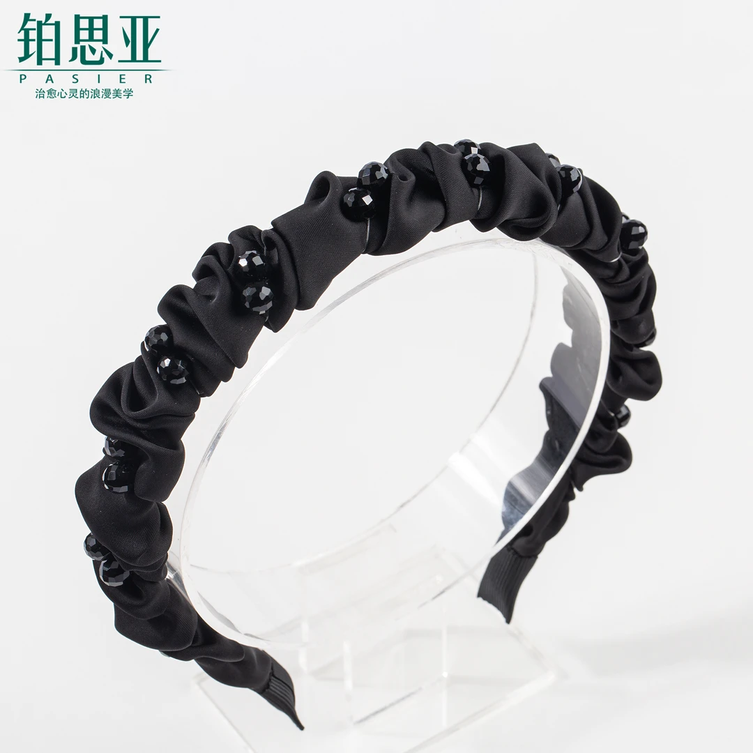 铂思亚百搭气质浪漫简约轻奢发箍FS8240黑