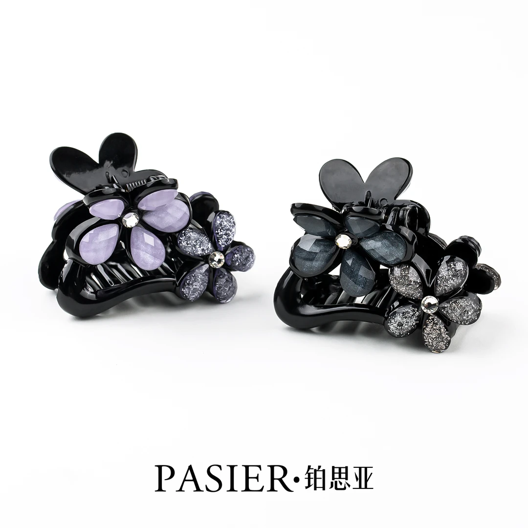 铂思亚  双生花  6公分时尚百搭半扎抓夹思思专属 FS9332