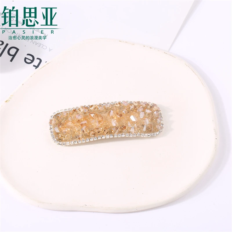 铂思亚气质满钻轻奢时尚简约发夹FS2655