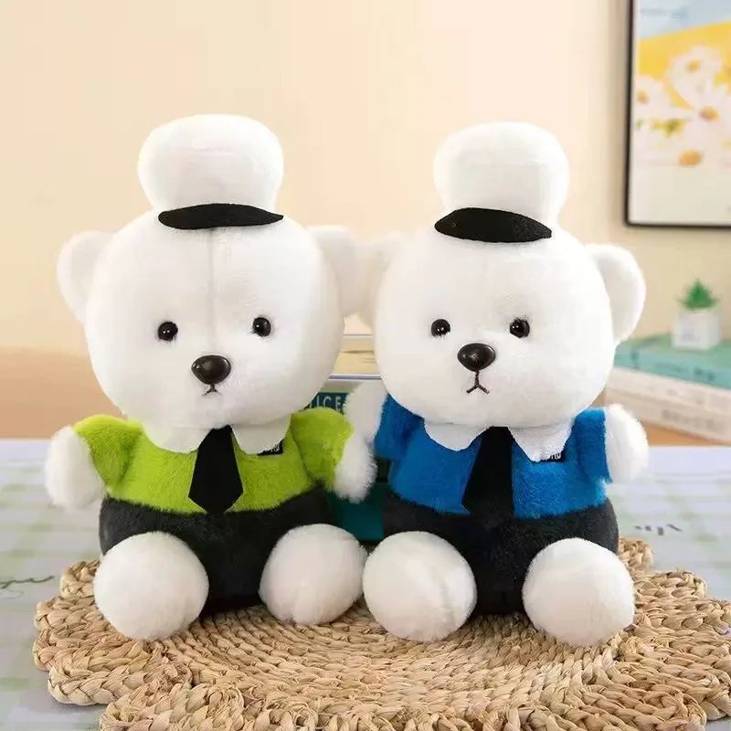 可爱警察熊公仔，