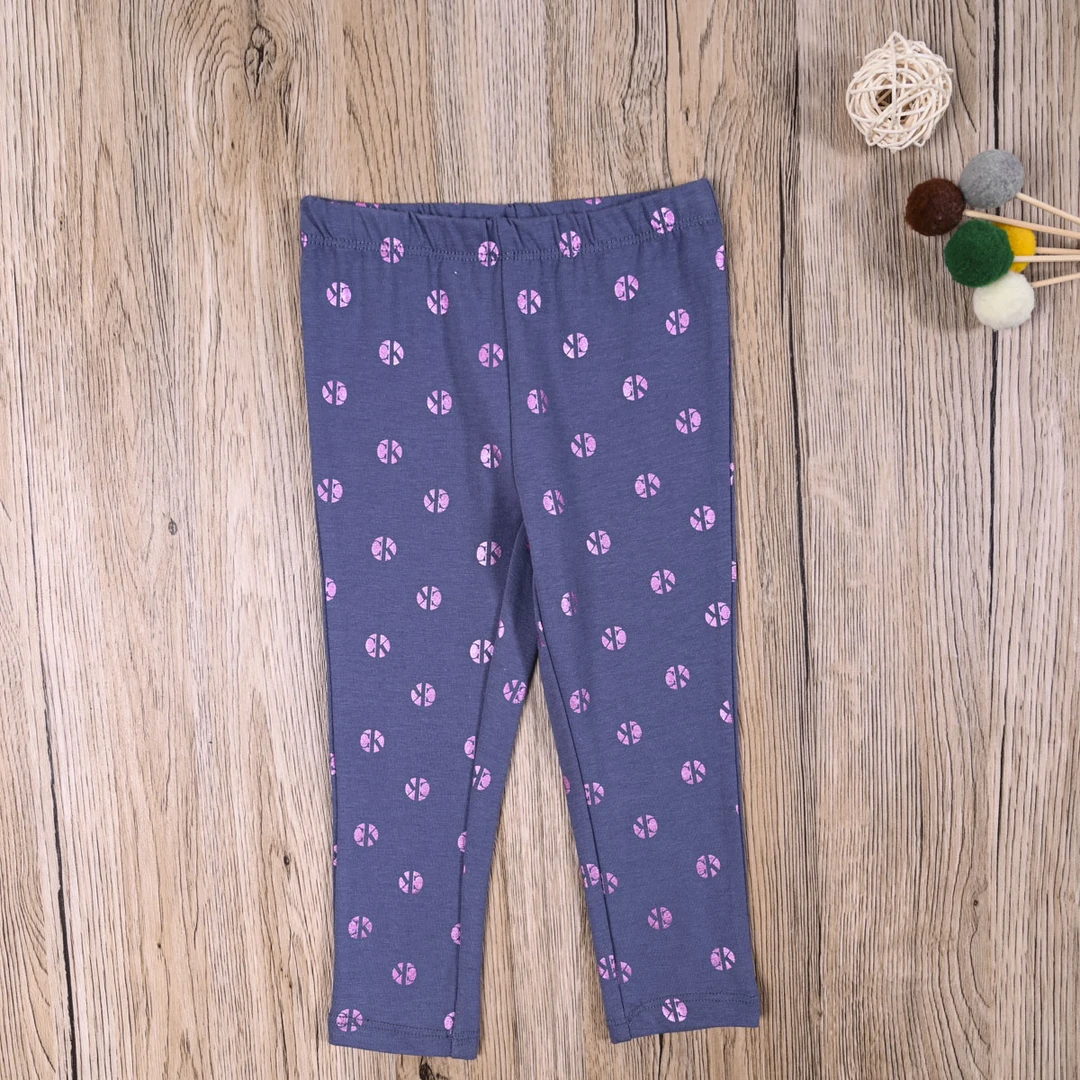 C家外贸欧美 女宝春秋棉质休闲裤 女童柔软舒适百搭打底裤长裤子