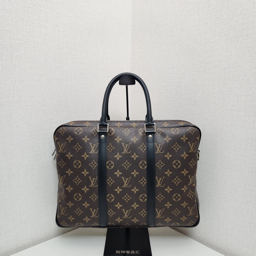 99新 LouisVuitton/路易威登 98新小号老花公文
