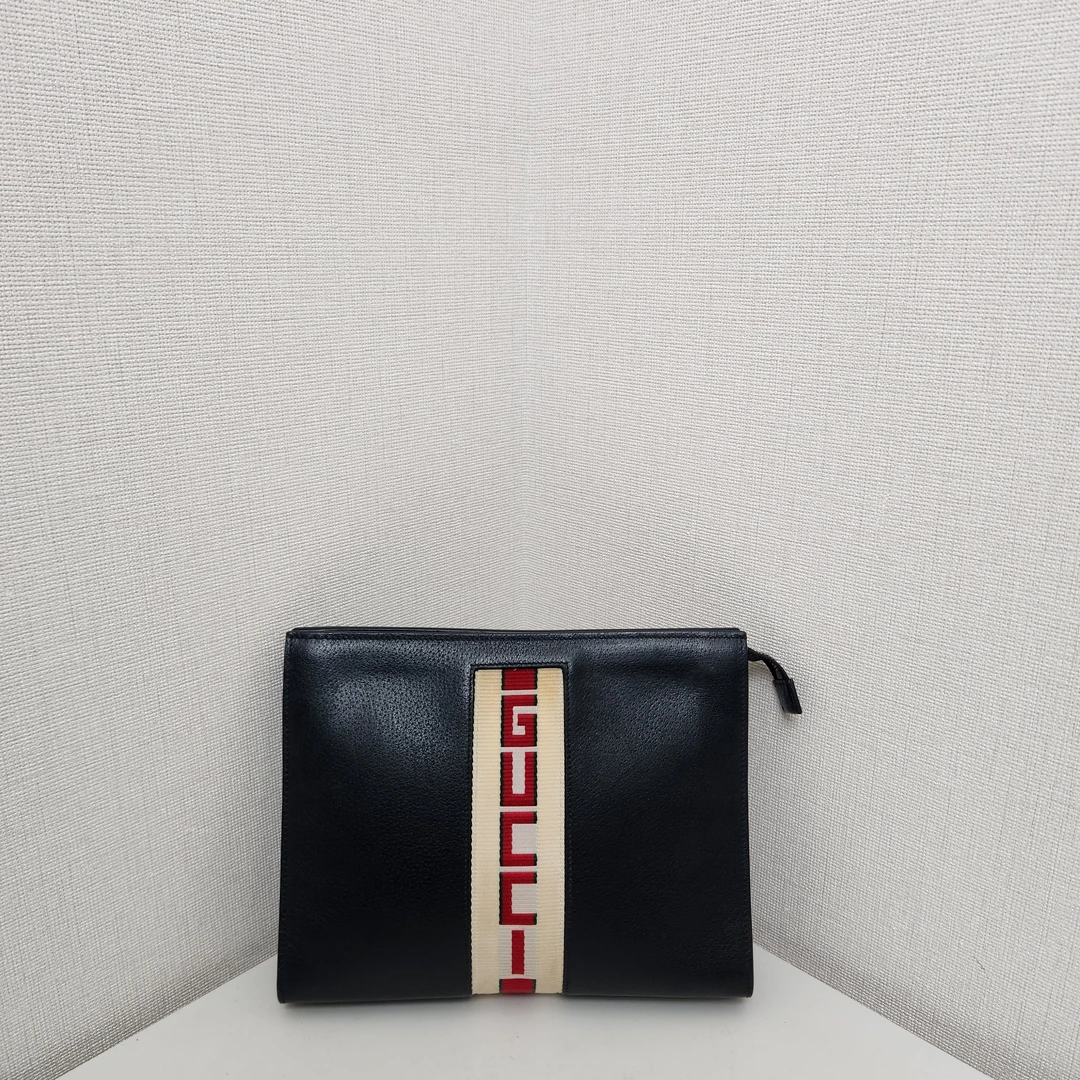95新 GUCCI/古驰 共 纯皮洗漱