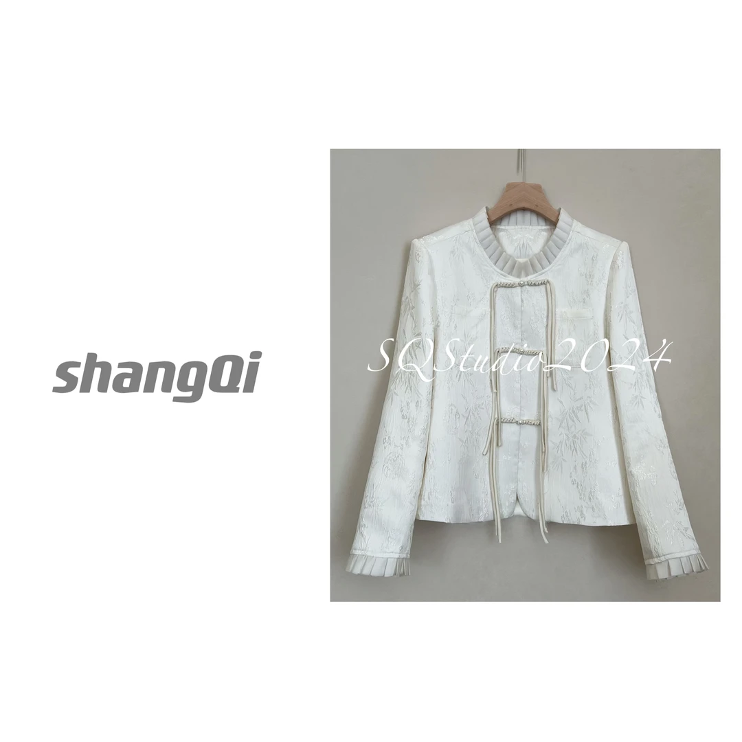 【月光石】新中式国风复古盘扣外套。——A289卡码拍大