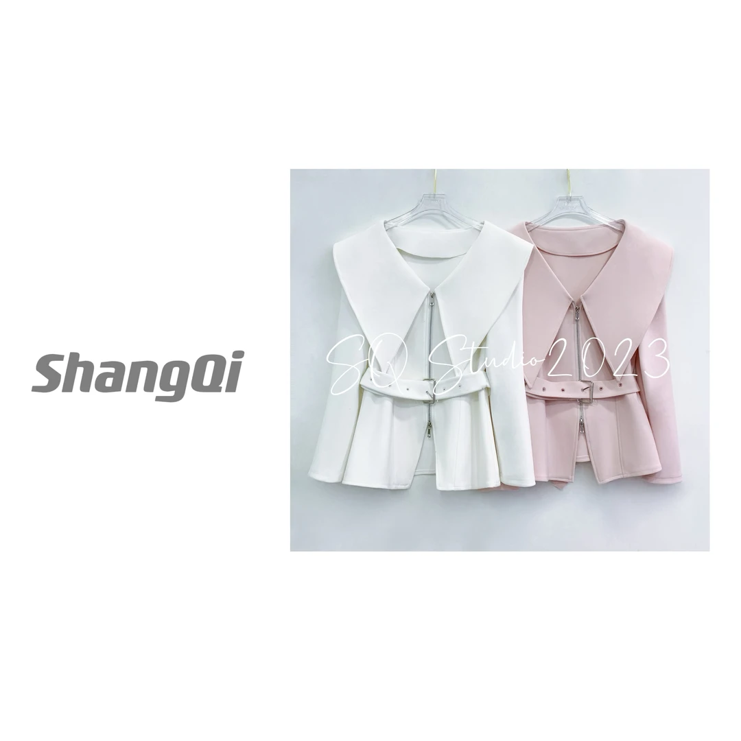 【拉链美术馆】时尚显瘦设计感秋季上衣Q-K203 卡码拍大