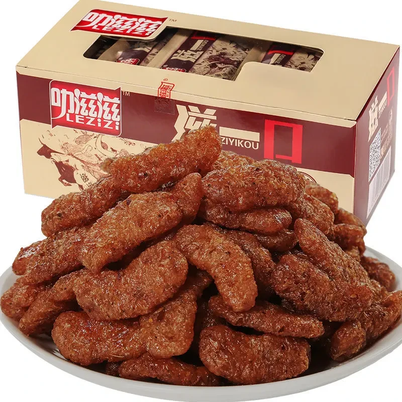 叻滋滋滋香菇肥牛素肉韩式素牛肉香菇小包装肥牛怀旧零食小吃批发
