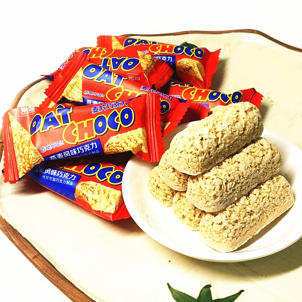 包邮 常盛传统糖果系列 燕麦风味巧克力500克 即食香脆不甜可混搭