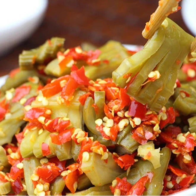 辣姜爷酸辣刀豆下饭湖南特产家常菜手工农产品老坛发酵下饭菜