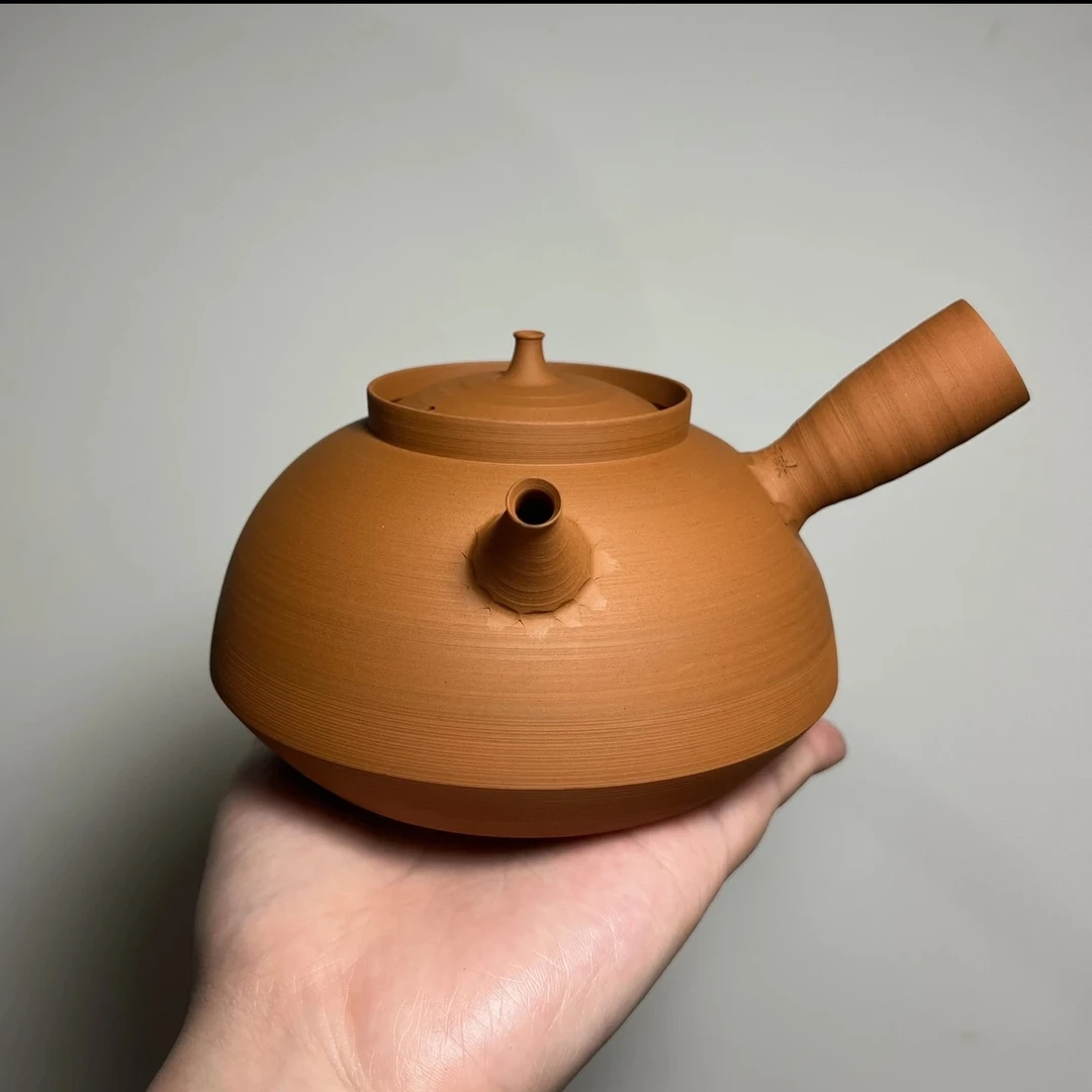 室内陶瓷黄钢清超薄胚鸡蛋黄砂铫壶烧水家用金钟罩600ml小型煮茶