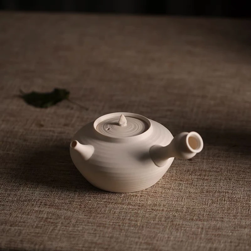 创意功夫茶手工风炉泥炉茶炉橄榄碳日式白泥碳炉简约陶瓷煮茶器