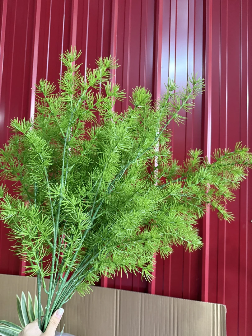 (不打胶)仿真高支绿植草松树叶（10支）