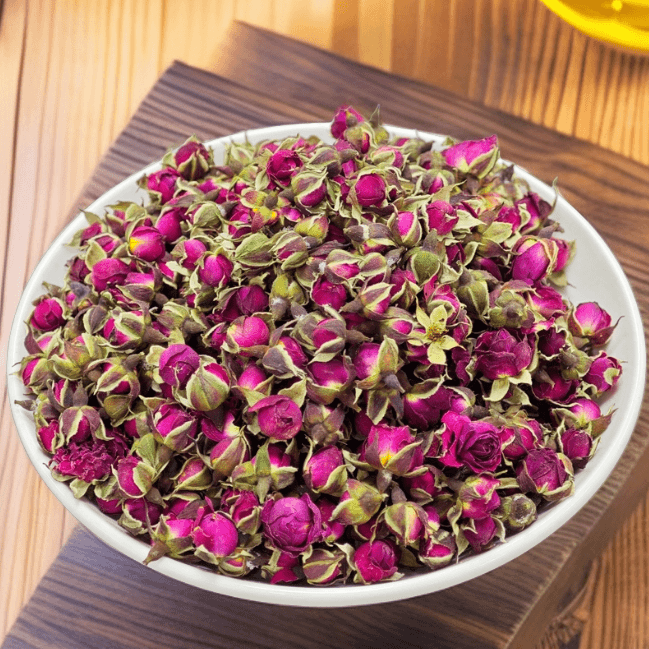 【金边玫瑰】云南高原精选金边玫瑰泡花茶泡水