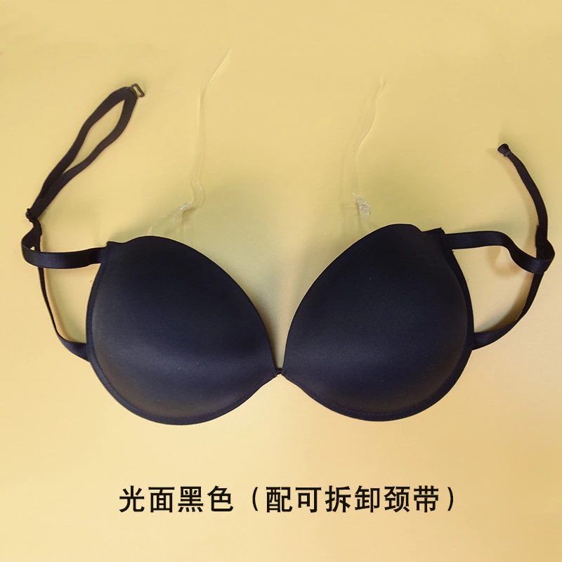 【清】自制下厚上薄 大小胸可穿无肩带内衣 模仿weimi 美背