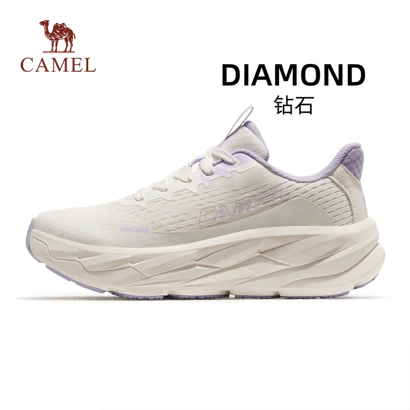 骆驼钻石运动鞋男士2024秋季新款男鞋休闲鞋子防滑透气跑步鞋男女