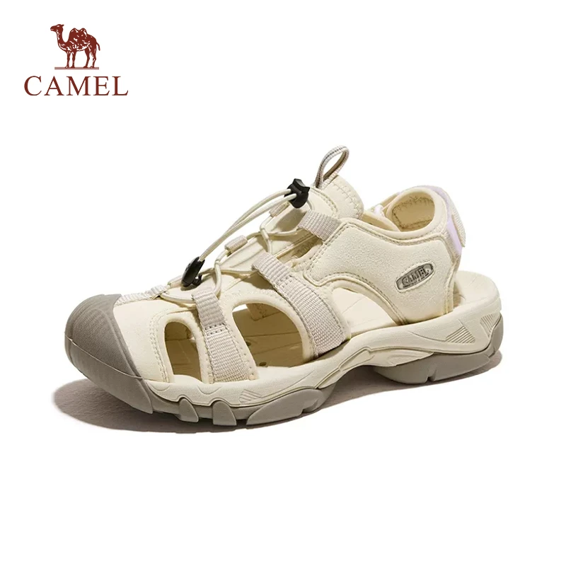 骆驼户外溯溪鞋男款透气涉水速干包头洞洞凉鞋运动沙滩鞋女士凉鞋