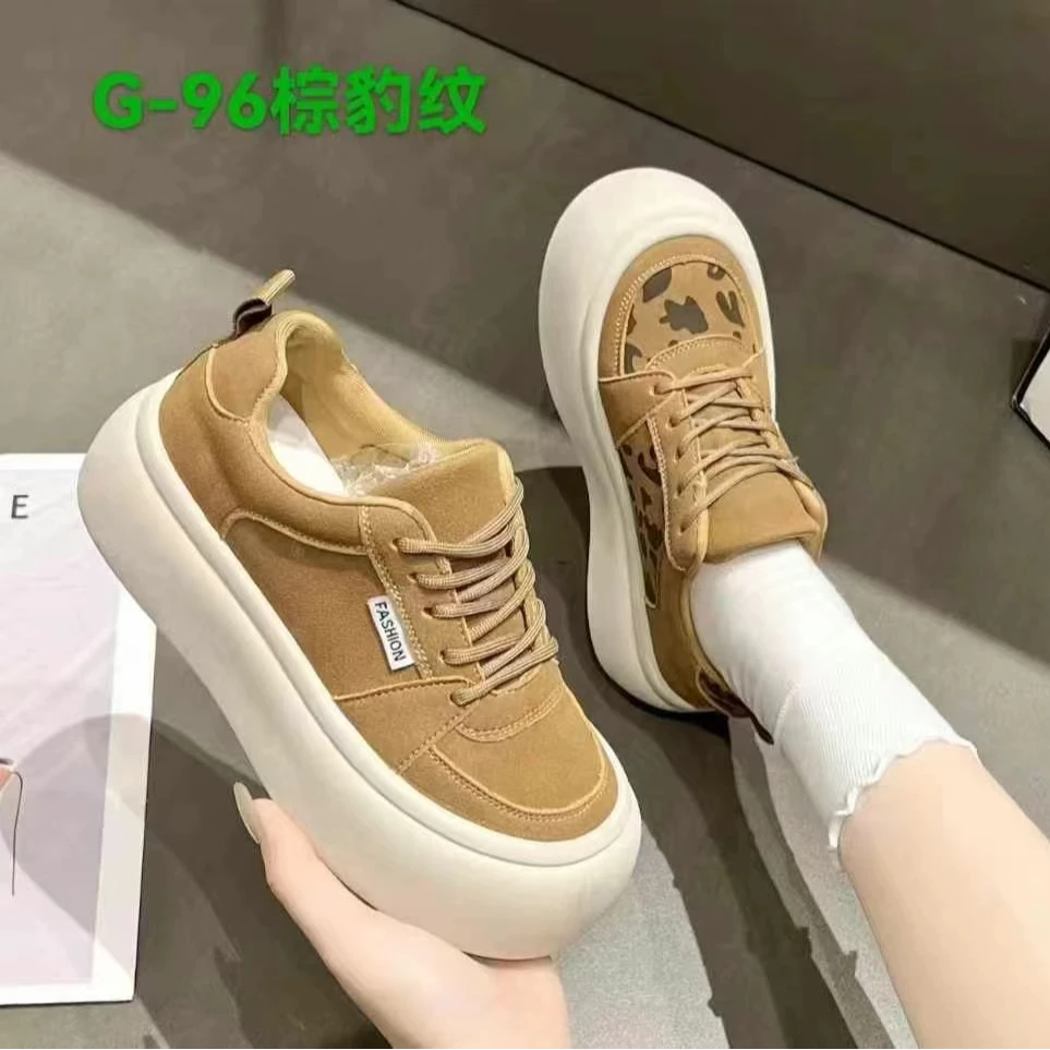 XD新款丑萌舒适百搭厚底休闲板鞋G-96