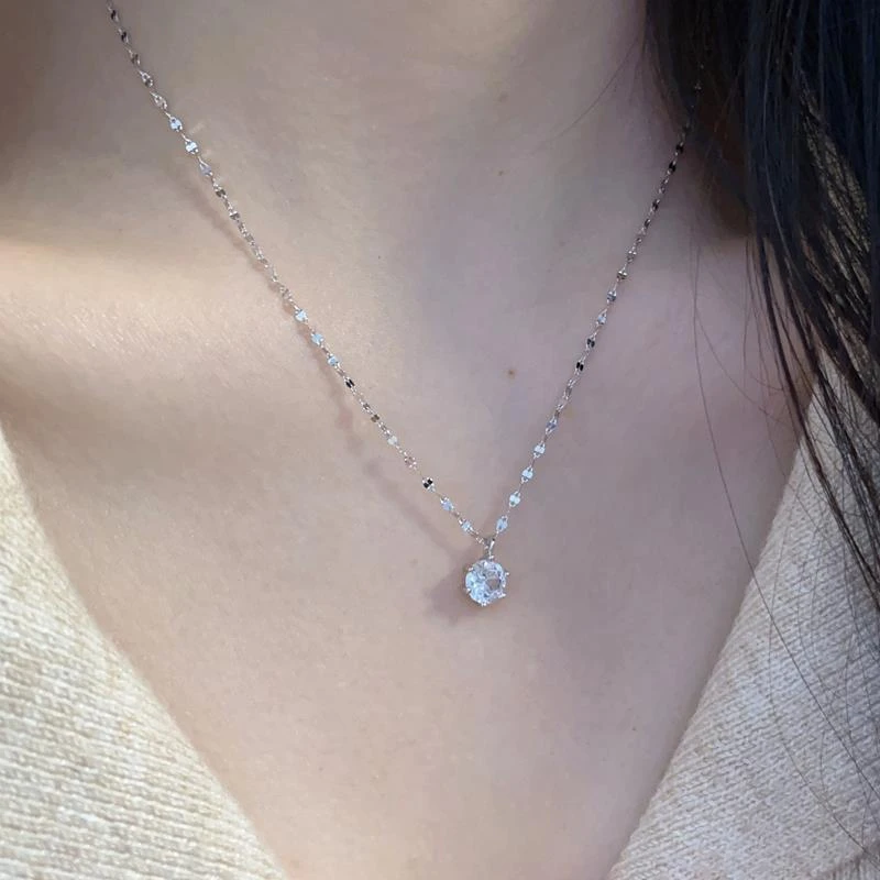 吊坠925银 【LOVELVLV】纯银满天星项链女轻奢小众波光粼粼锁骨链送