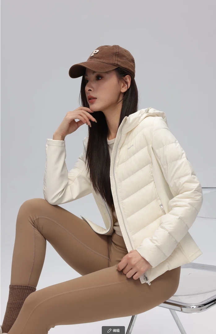 JUNJJ【桃花纵】秋冬保暖羽绒服新款保暖加厚简约时尚运动羽绒服