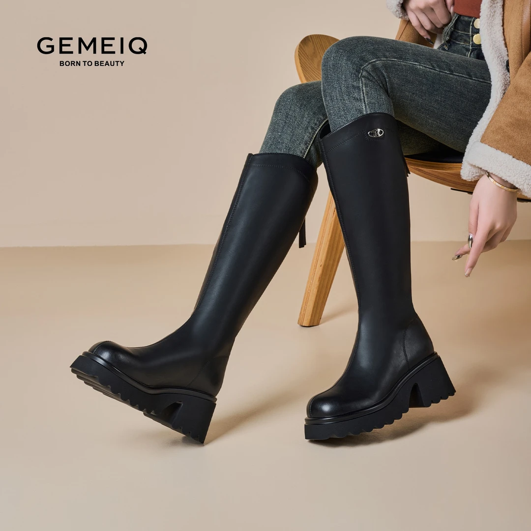 戈美其厚底长靴131688108