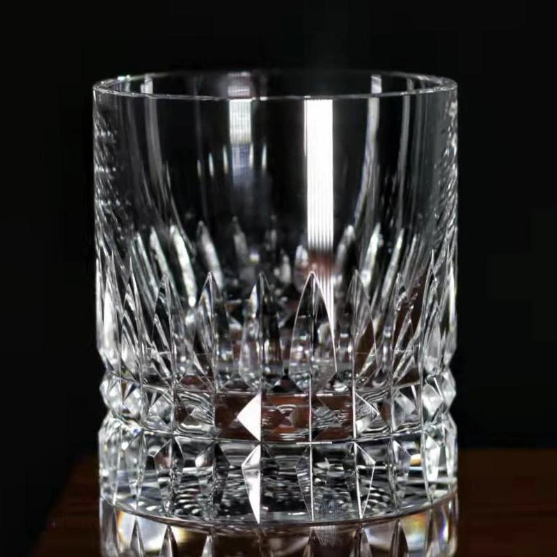 马师傅大麦款威士忌杯 水杯家用加厚古典水晶杯欧式洋酒杯