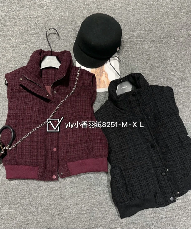 V家 8251小香风羽绒马夹