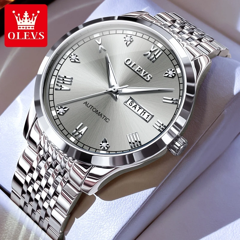 瑞士认证欧利时全自动机械表防水时尚超薄男款男士女士男生手表