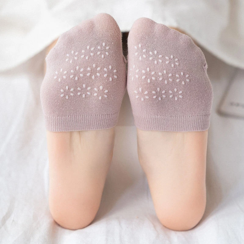 【三双装】女士前掌袜硅胶防滑凉鞋袜子夏季薄款透气吸汗半掌隐形袜